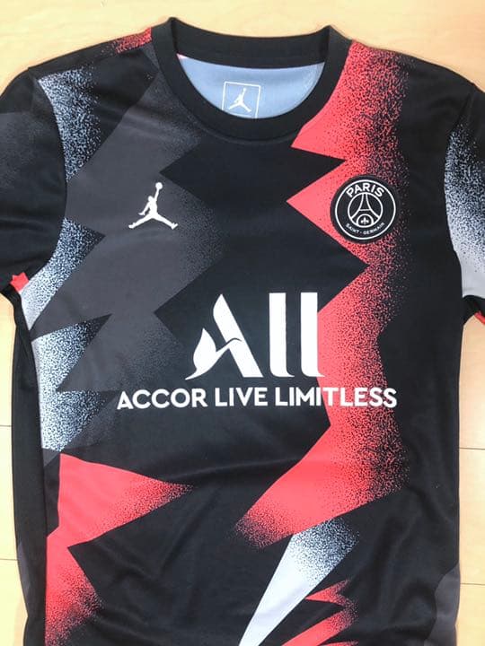 【未使用】パリ購入 PSG×JORDAN サッカー ユニフォーム M