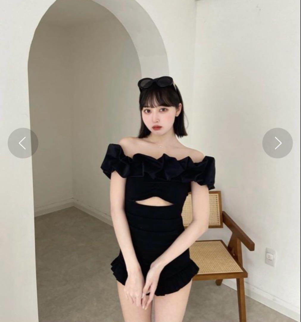 Riri ボリュームフリル2way水着