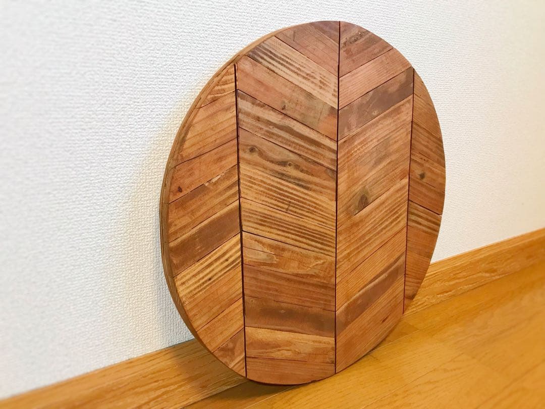 壁掛け☆ヘリンボーン☆ウッドシェルフ☆お洒落インテリア