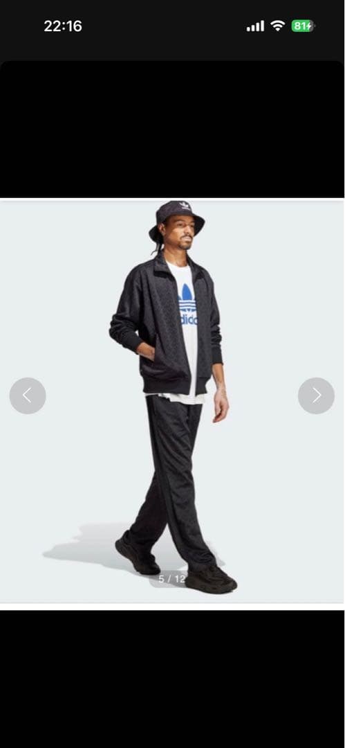 adidas originals グラフィック モノグラム　上下　セットアップ