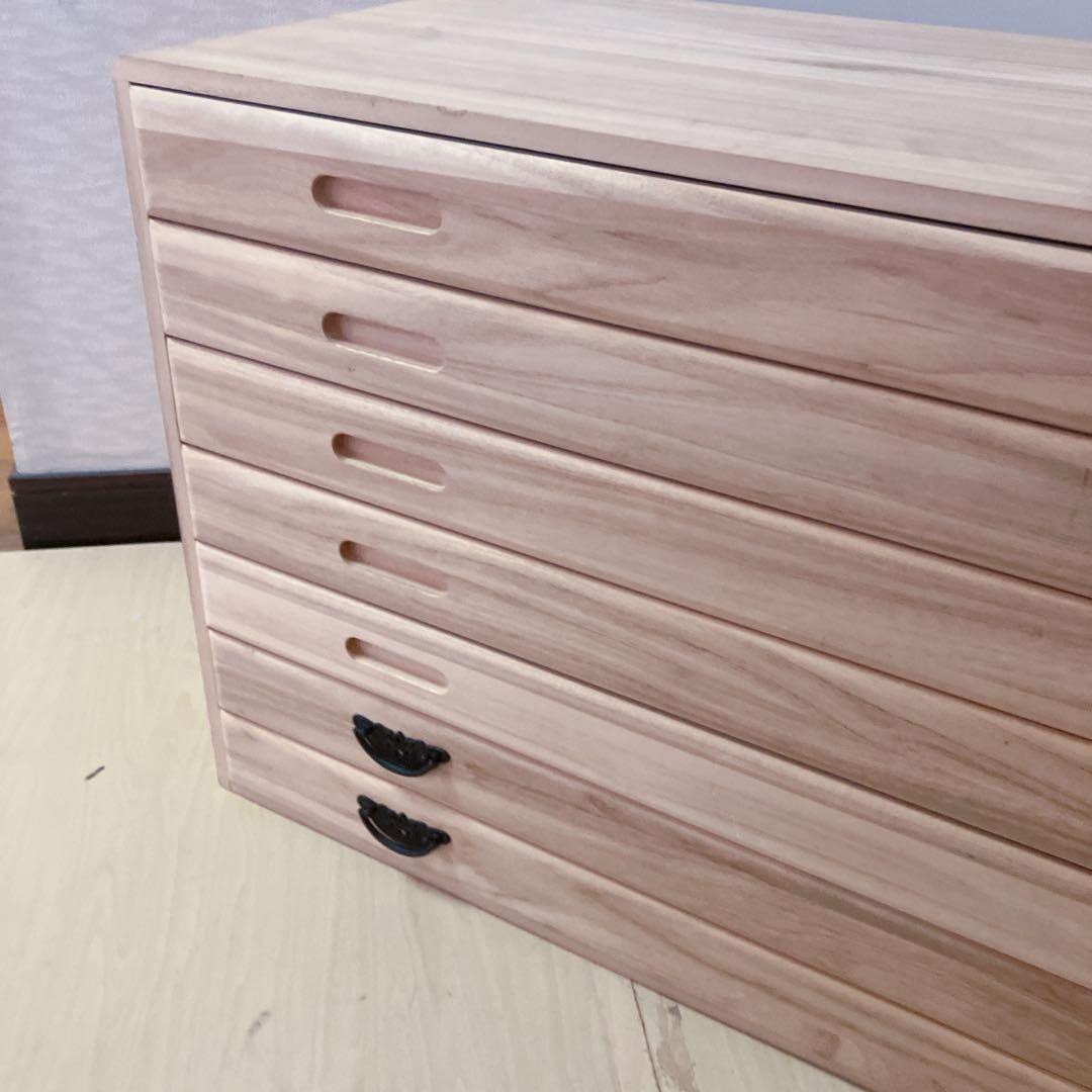 桐箪笥　桐タンス 7段　着物たんす　和装　収納　幅96×高さ56×奥行き44