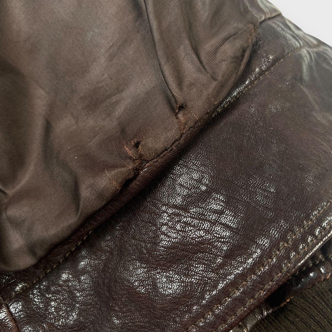 ジャケット・アウター DOLCE&GABBANA leather jacket brown D&G