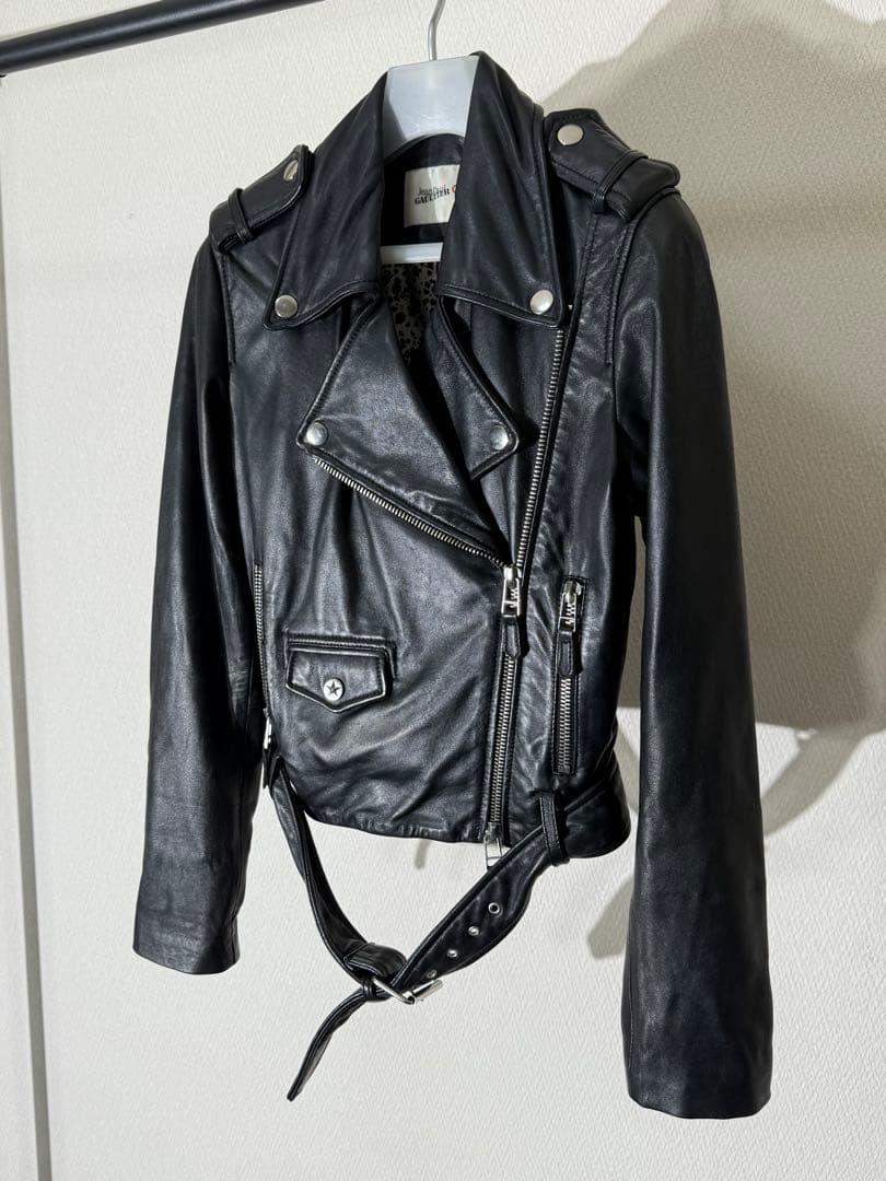 ジャンポールゴルチェ ダブルライダースジャケット