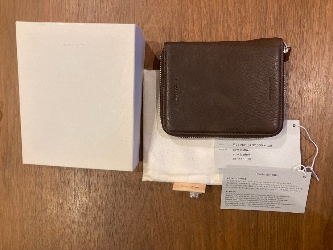Hender Scheme（エンダースキーマ）SQUARE ZIP PURSE