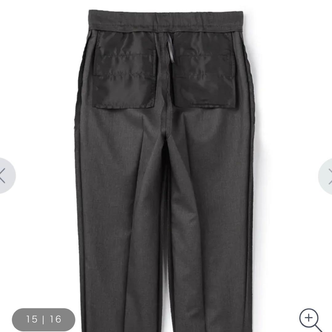 【限定値下げ】AOKI 麻調グレー スーツ上下セット15号