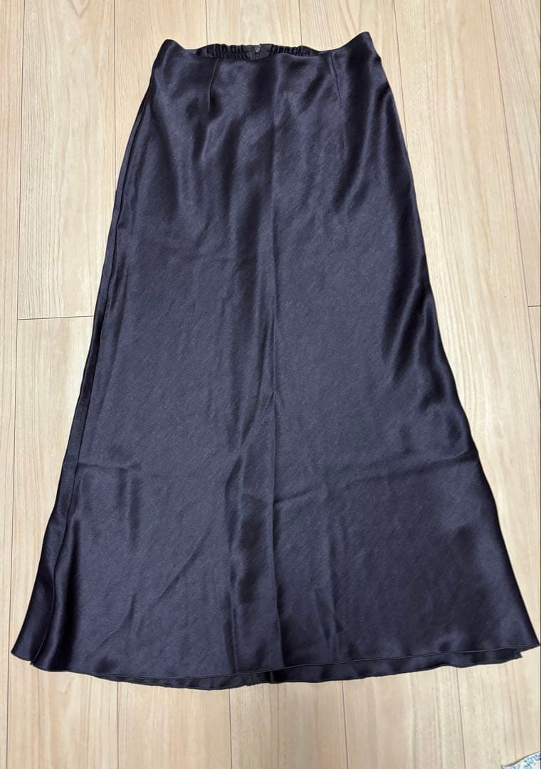 新品未使用イエナIENAダブルサテンスカート38ブラウン