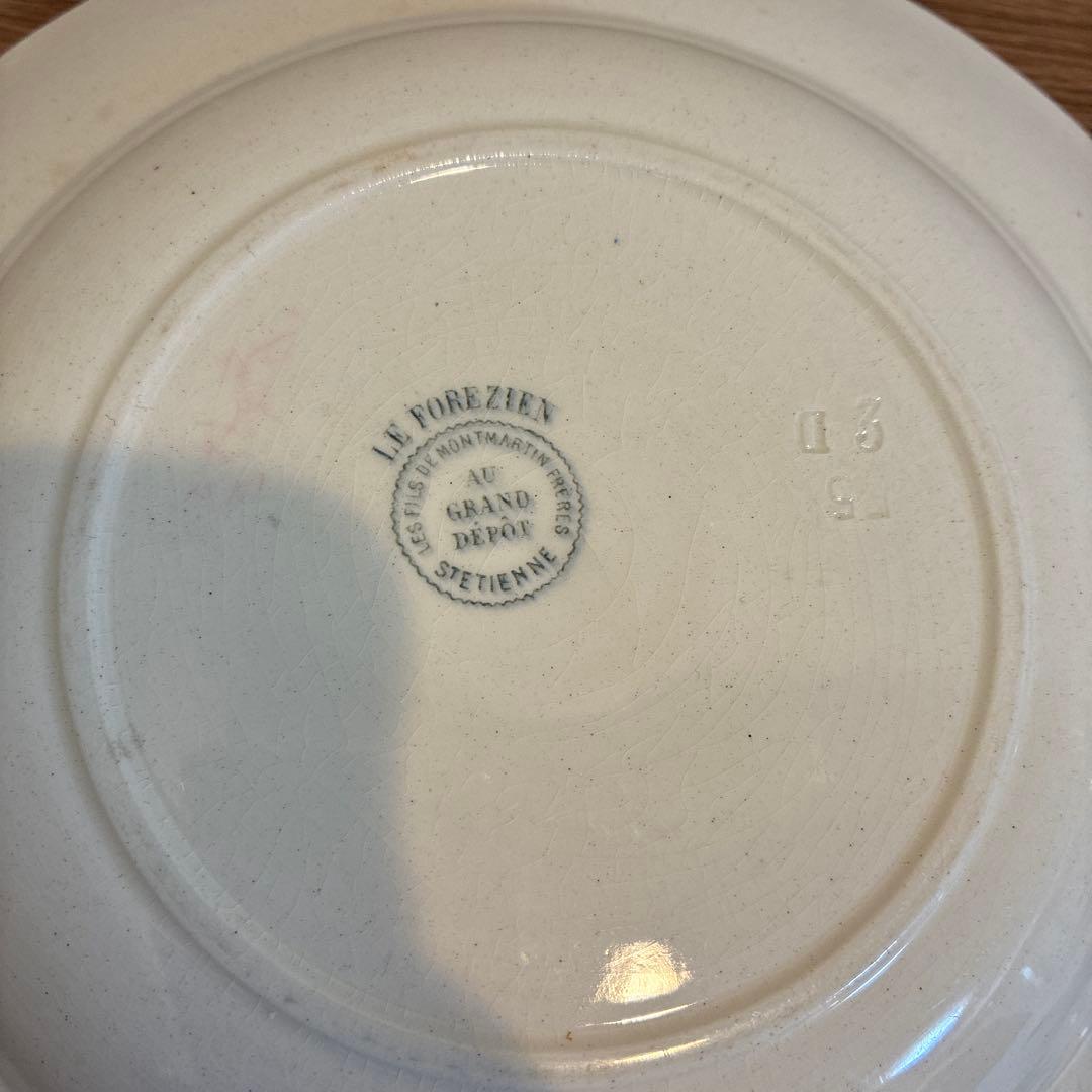 フランスアンティーク　グランデポ　GRAND アンティーク皿