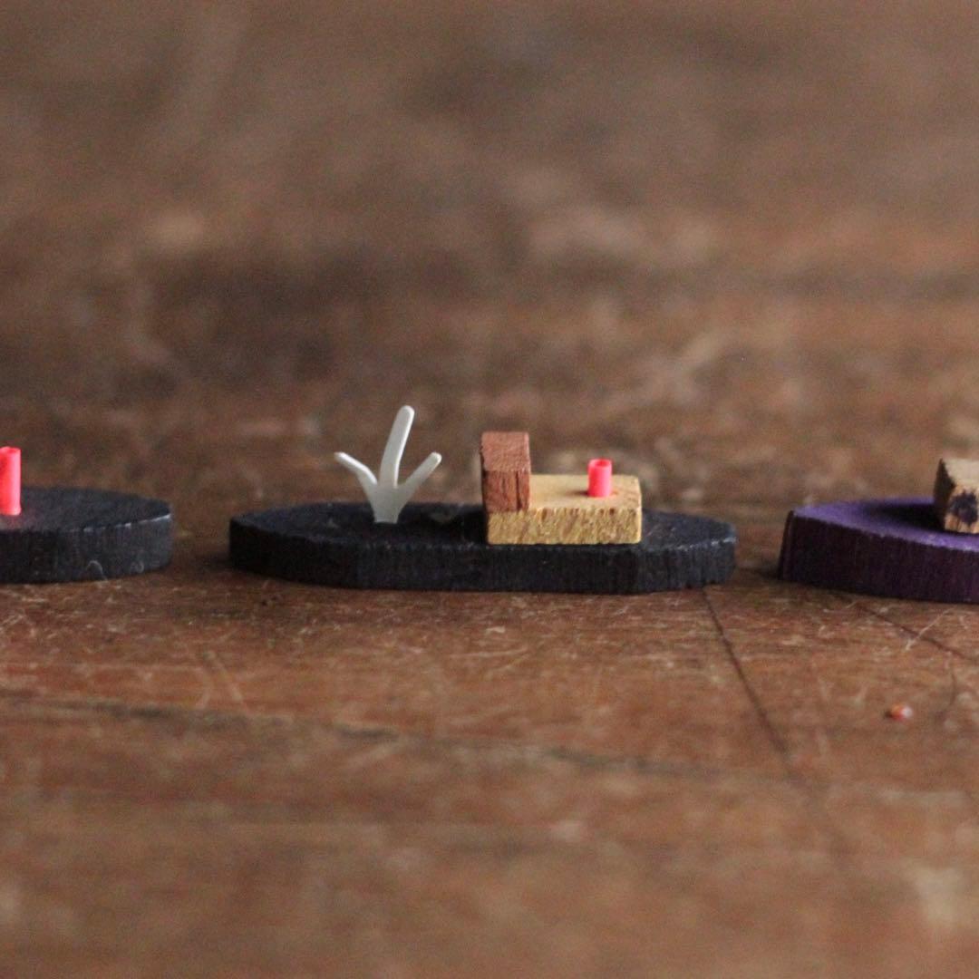 昭和 グリコ おまけ 木製 船 3個セット アンティーク 古道具