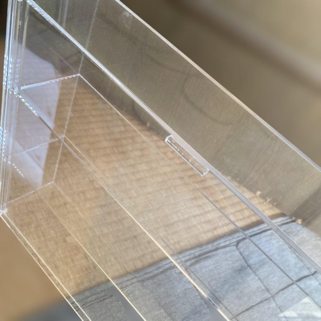 【新品】アクリルコレクションボックス 、スライド引き戸付き