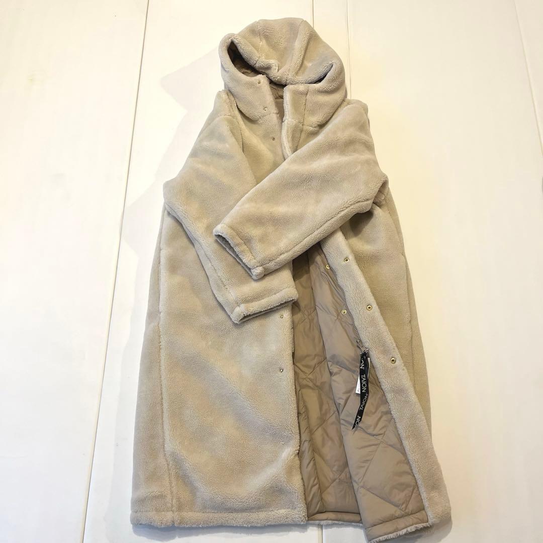 NOLLEY'S ×TAION ダイヤキルト×ボアロングダウン(リバーシブル)