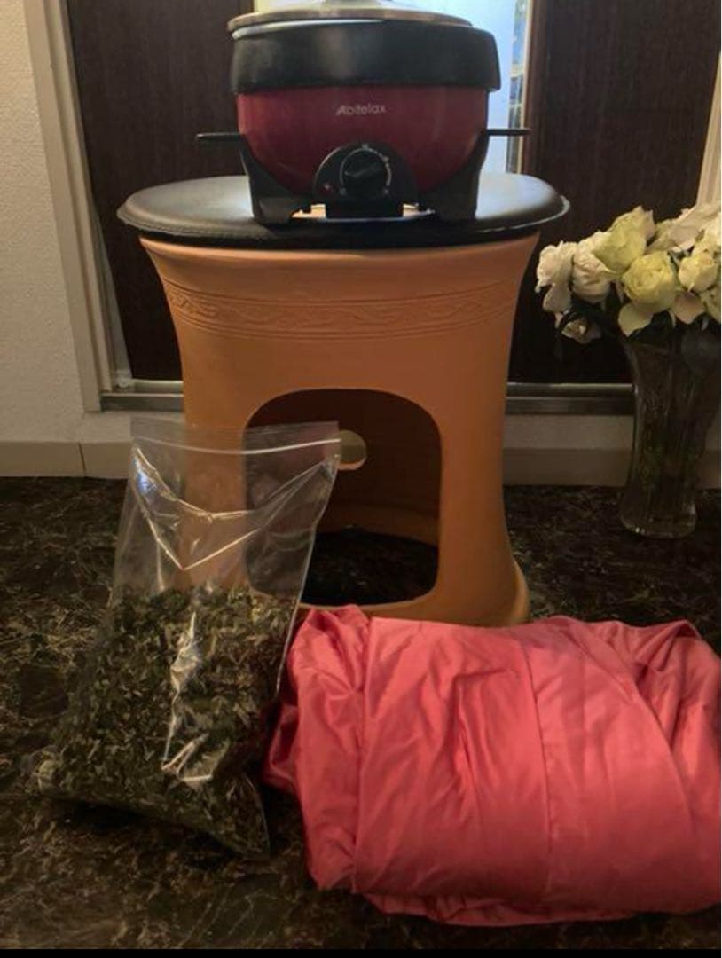 黄土よもぎ蒸しセット