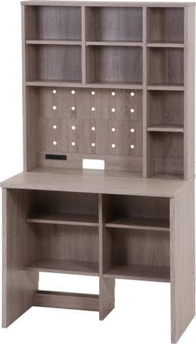 【新品・送料無料】大容量収納付きデスク　ＷＨＯ