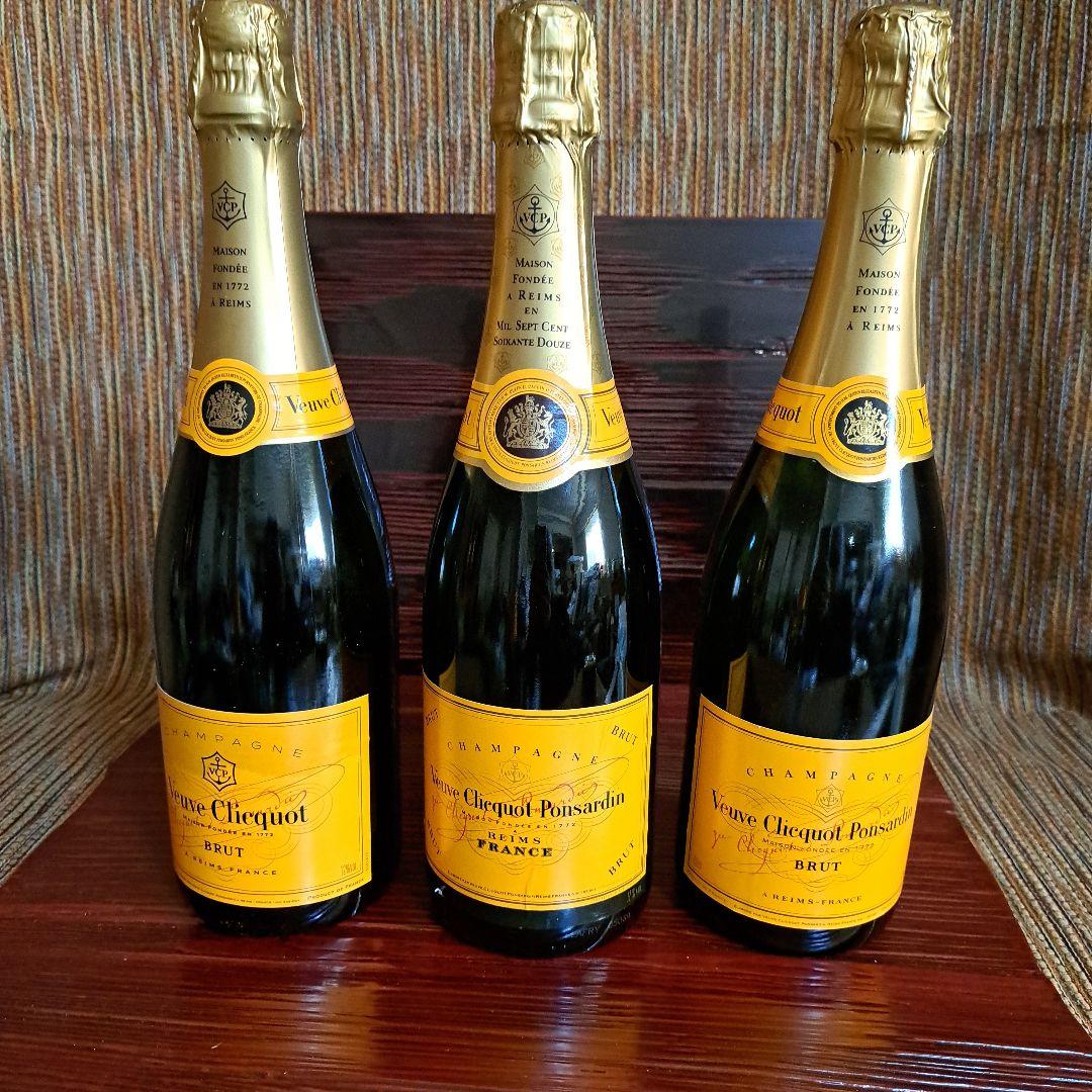 ヴーヴ・クリコ・ポンサルダン ブリュット 3本セット