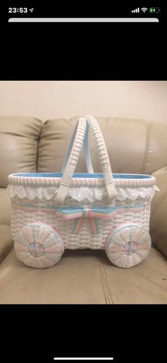 あざらし様　オーダーベビーカー風カゴ