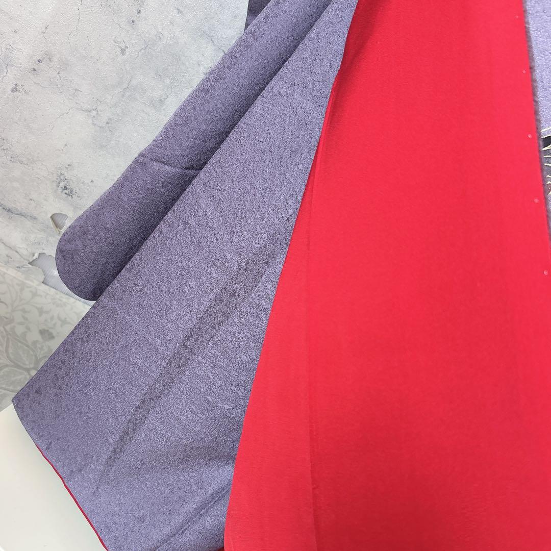 振袖　フルセット　正絹　辻が花　帯　襟　レース　薄紫　成人式　m3