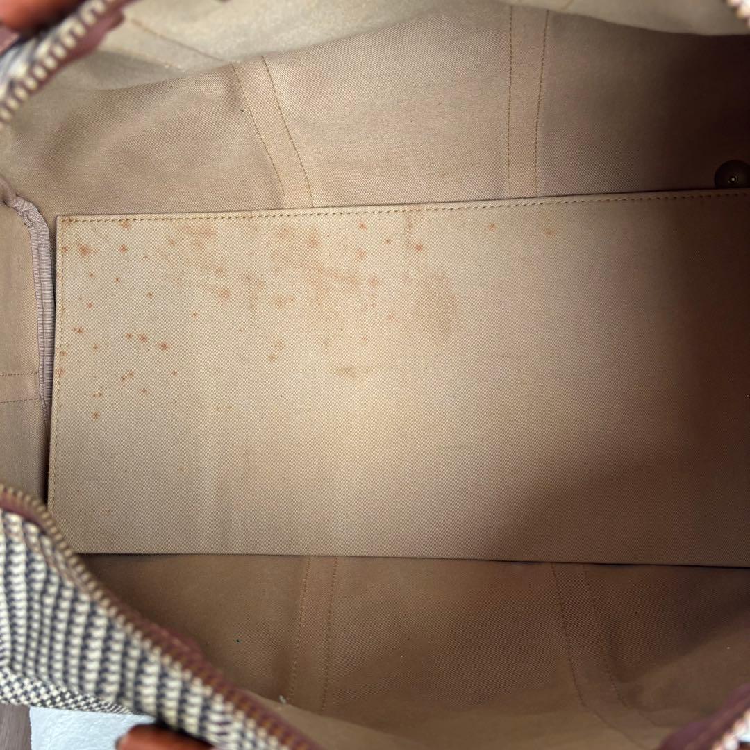 ポロラルフローレン ボストンバッグ PVCレザー２WAY ブラウン ヴィンテージ