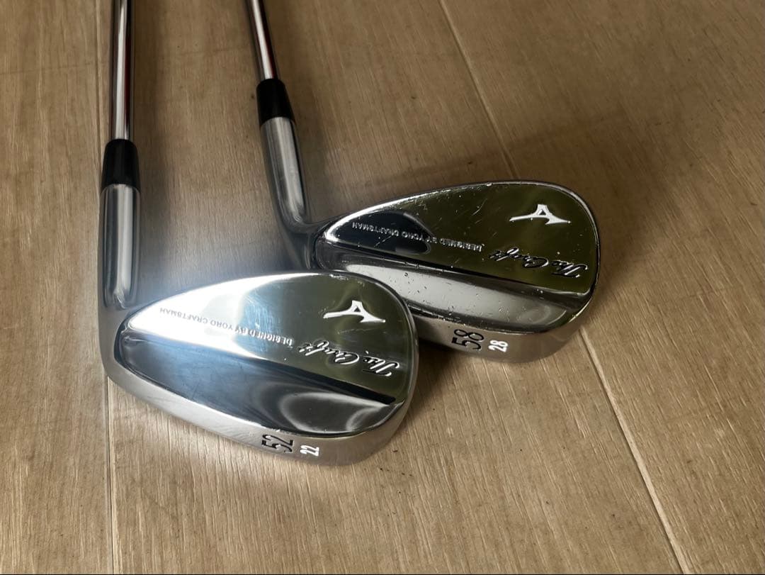 2023年　ミズノThe Craftウエッジ 52° 58° 2本セット