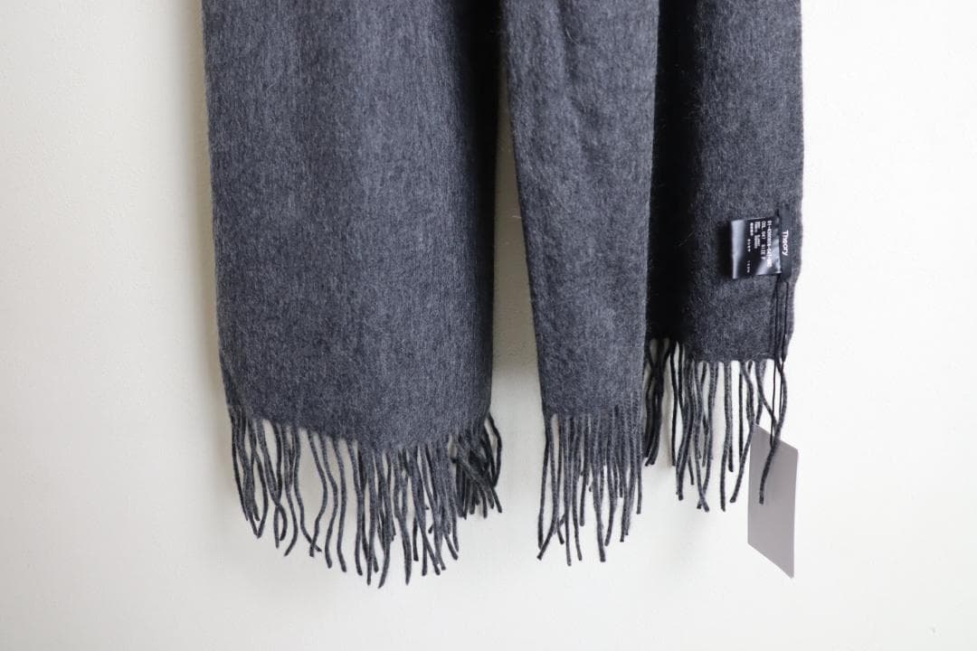 Theory セオリー ストール マフラー 大判　カシミヤ100% グレー