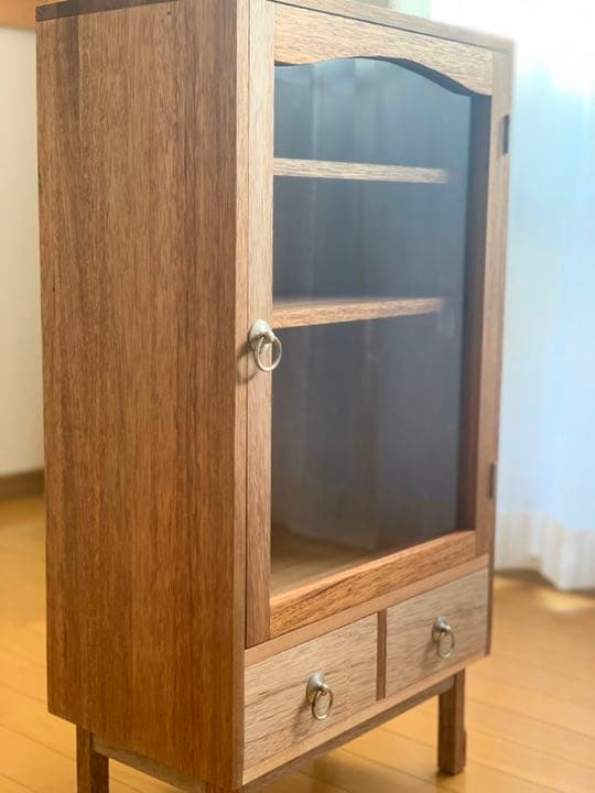 ガラスキャビネットC ガラスショーケース・食器棚・カフェシェルフ