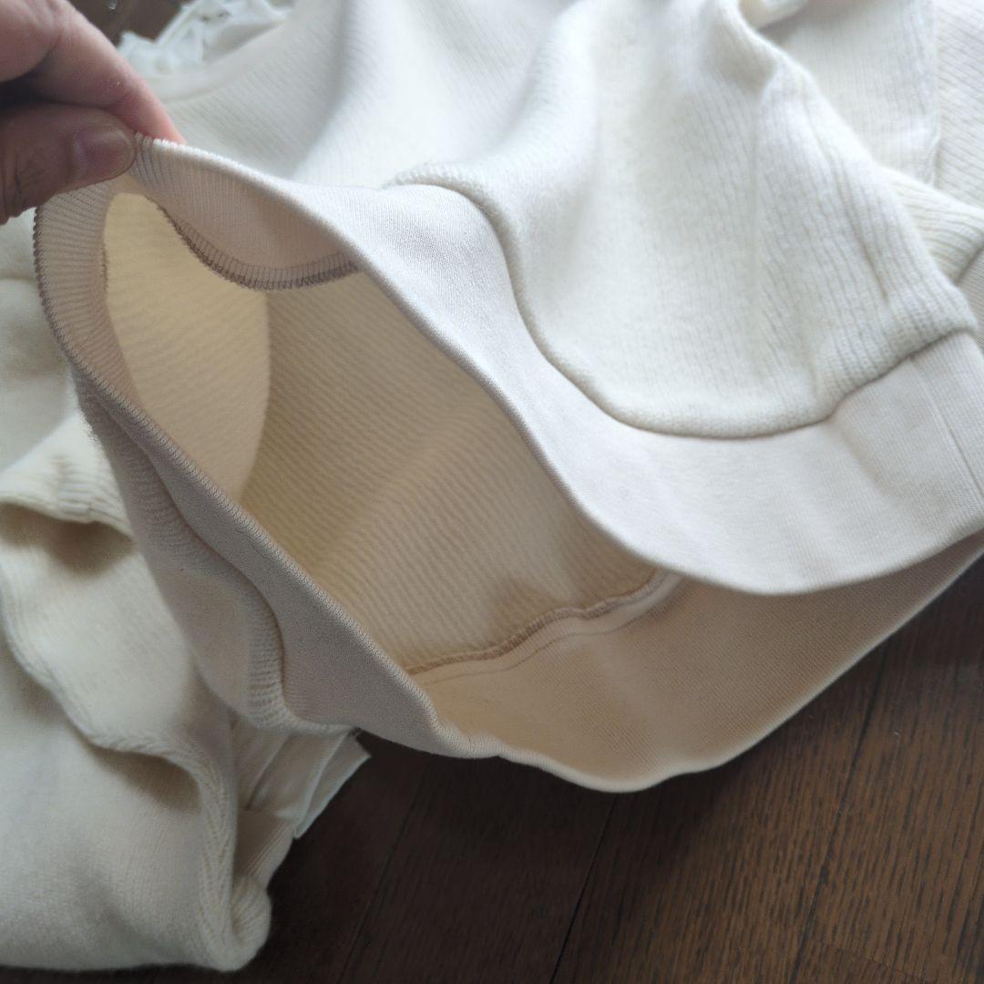 ★美品★magali クォーターフリルプルオーバー　ニット