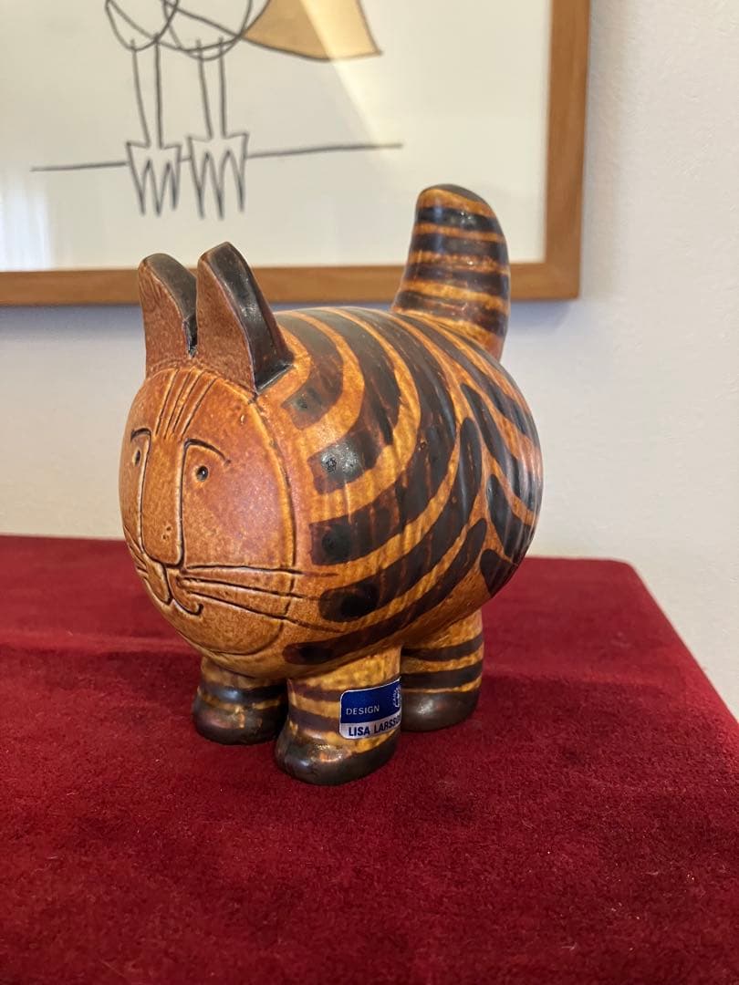 リサラーソン JURA ネコ ヴィンテージ グスタフスベリ　猫　工芸品　置物