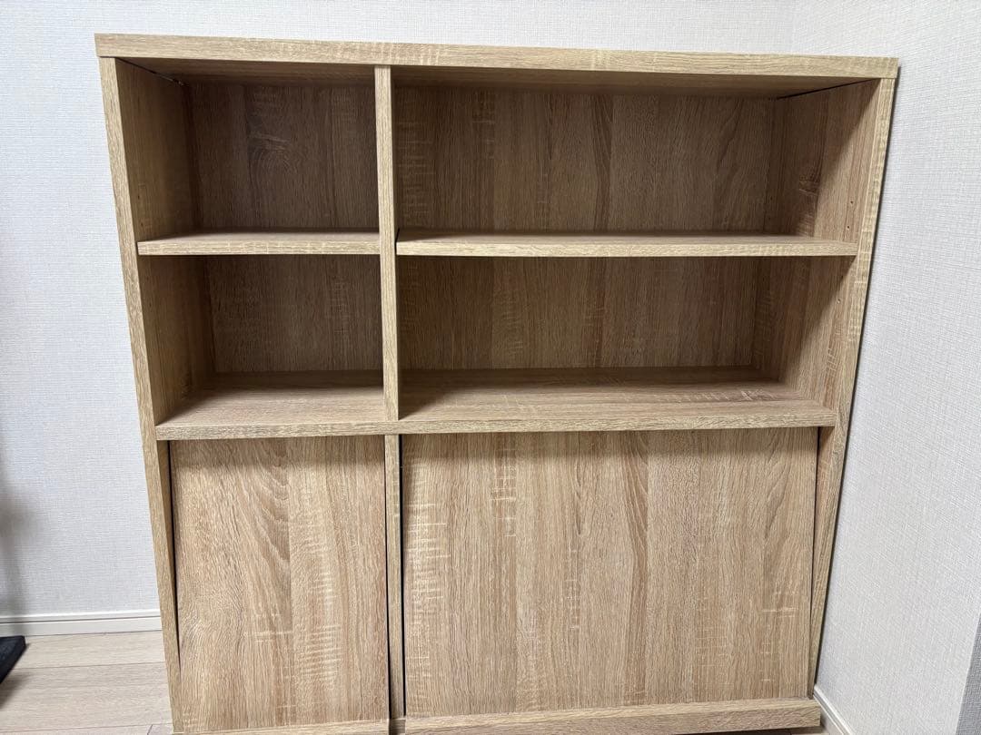 本棚 棚 収納棚 ディスプレイラック 木目調　オーク（最終値下げ）