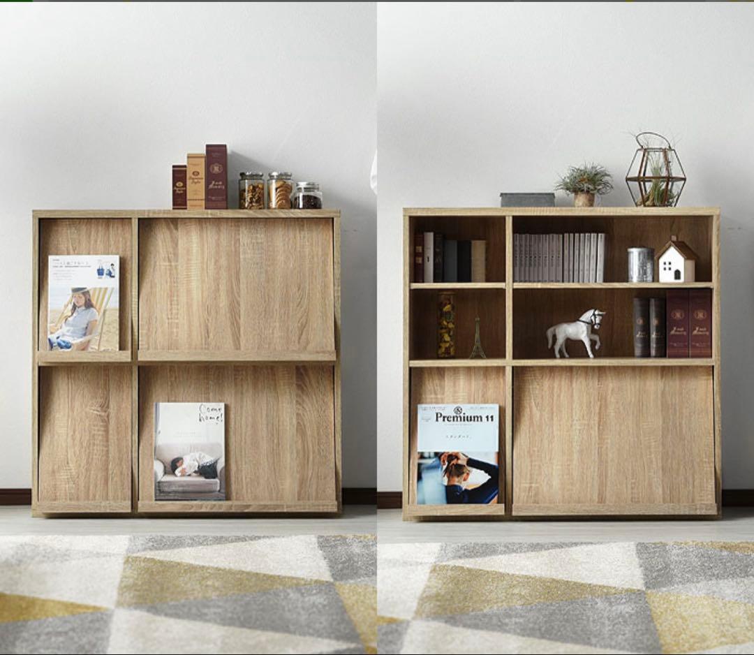 本棚 棚 収納棚 ディスプレイラック 木目調　オーク（最終値下げ）