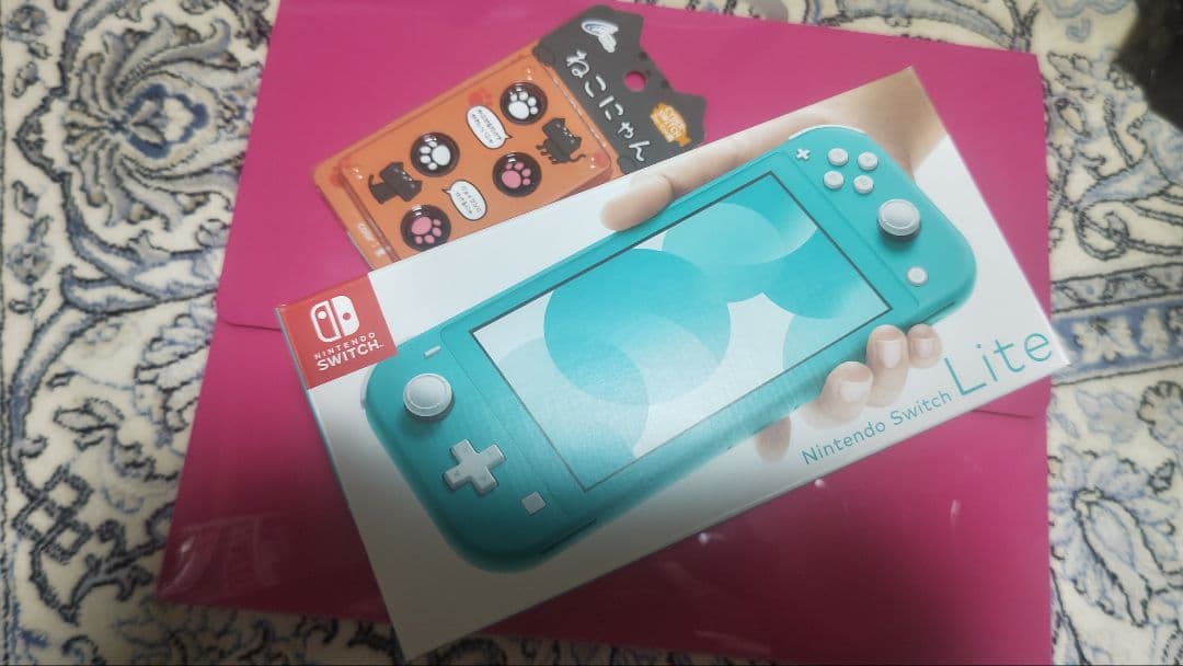 【ほぼ新品】Nintendo Switch Lite ターコイズ　＋保護フィルム