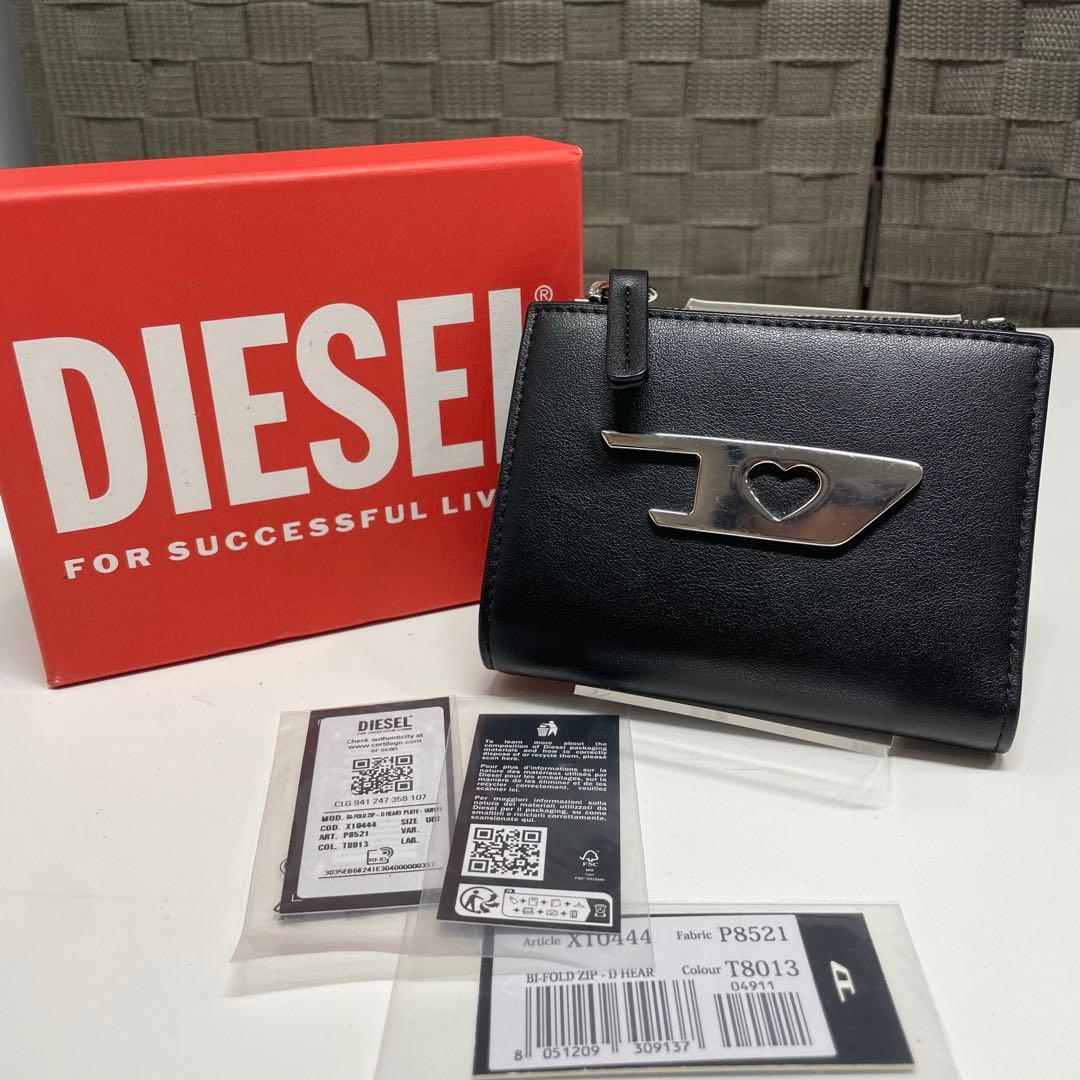 わ*ん様 未使用品　DIESEL 現行　折り財布