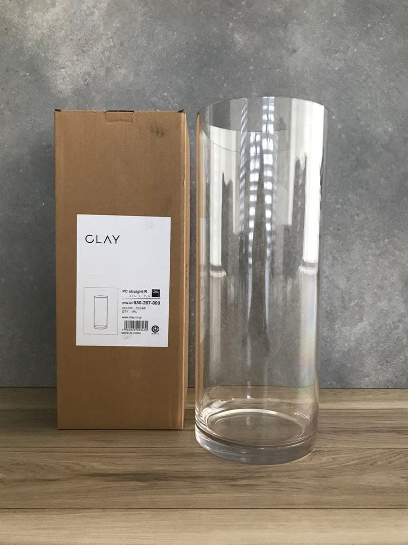 クレイ CLAY ポリカーボネート直径20高さ50 花瓶 フラワーベース