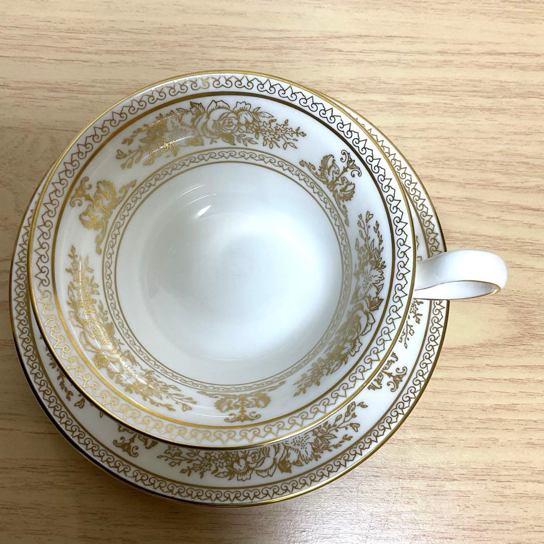 ウェッジウッド コロンビア　ゴールド　ピオニー　トリオ　①