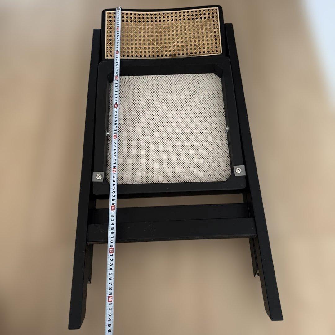 折りたたみ ラタンチェア 椅子 1脚 ART OF BLACK