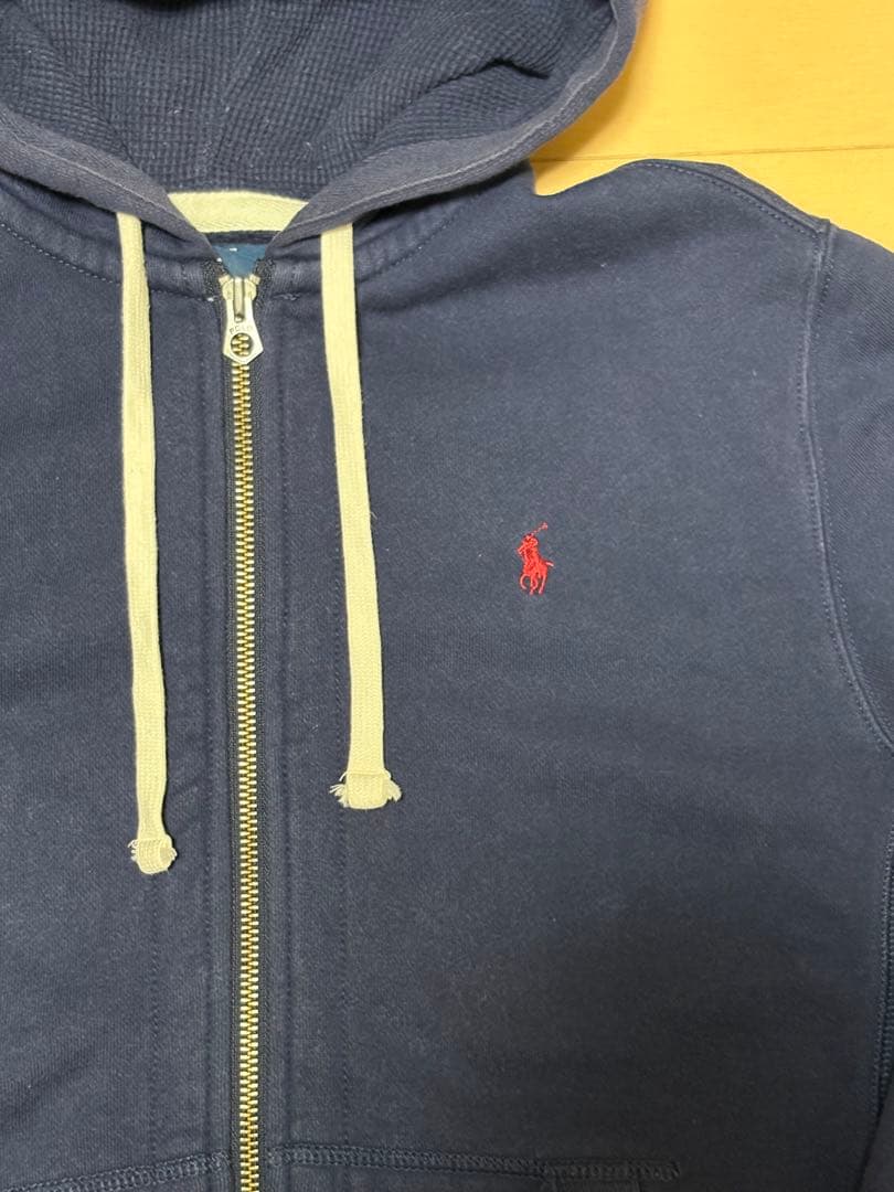 ラルフローレン フルジップパーカー ネイビー M