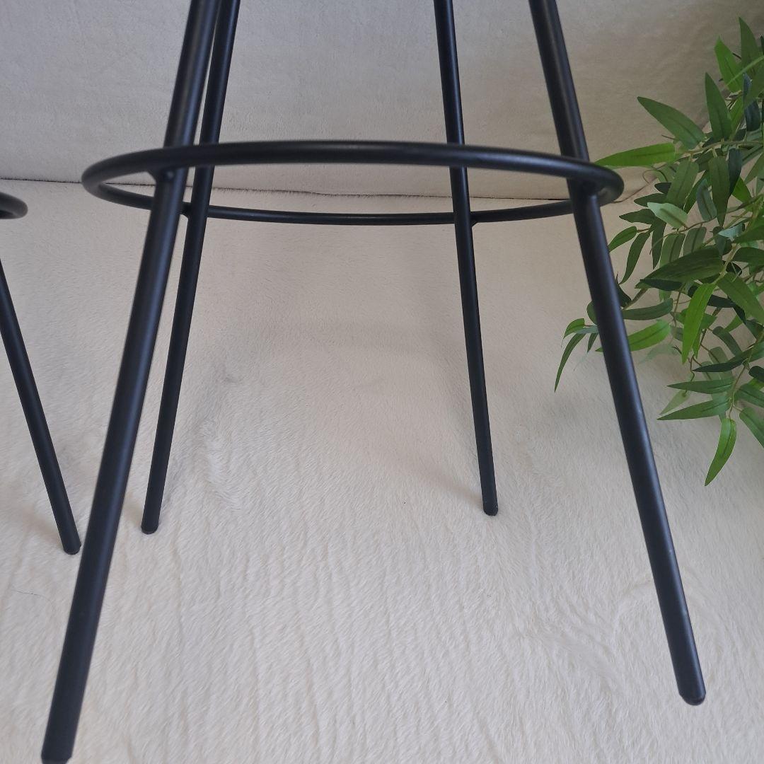 ADAL ハイスツール 2脚セット「北欧 モダン 無垢材」