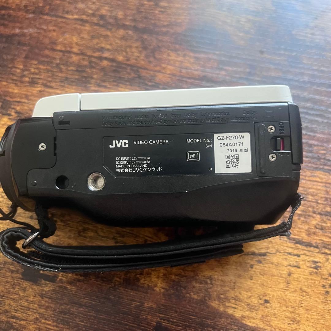 JVC GZ-F270W フルHD ビデオカメラ 60倍ズーム