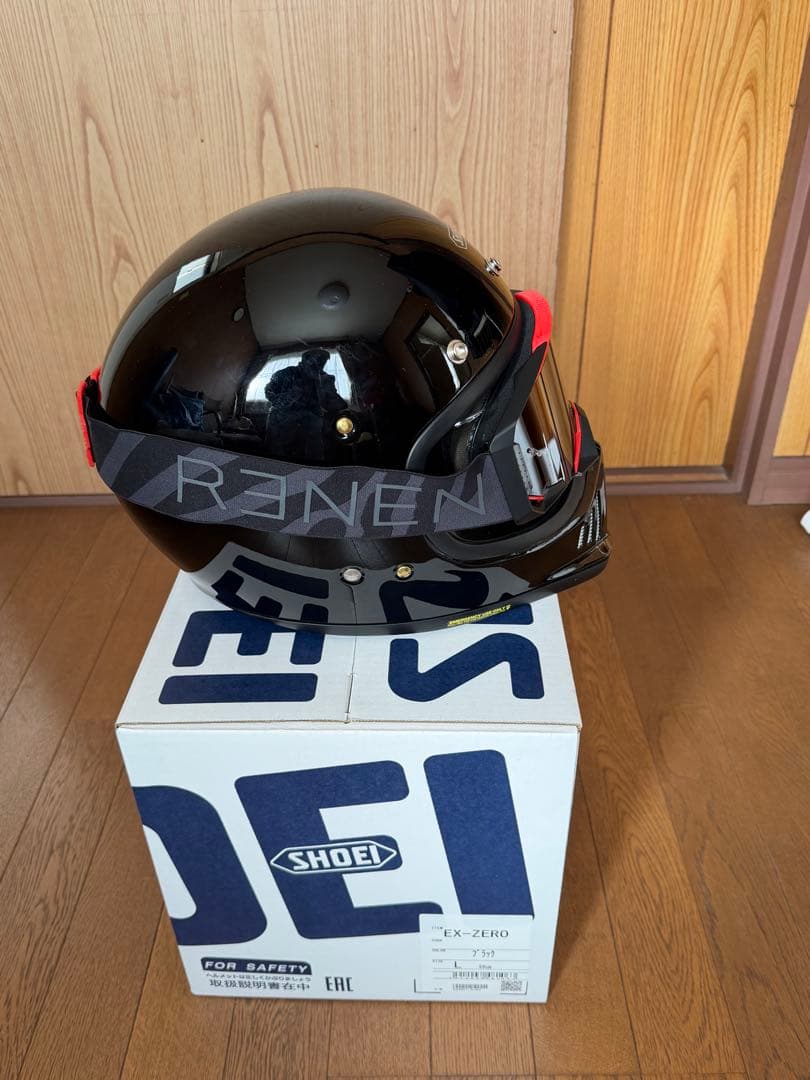 ▪️美品▪️お買得オプション4品付　SHOEI EX-ZERO Lサイズ　ヘルメット