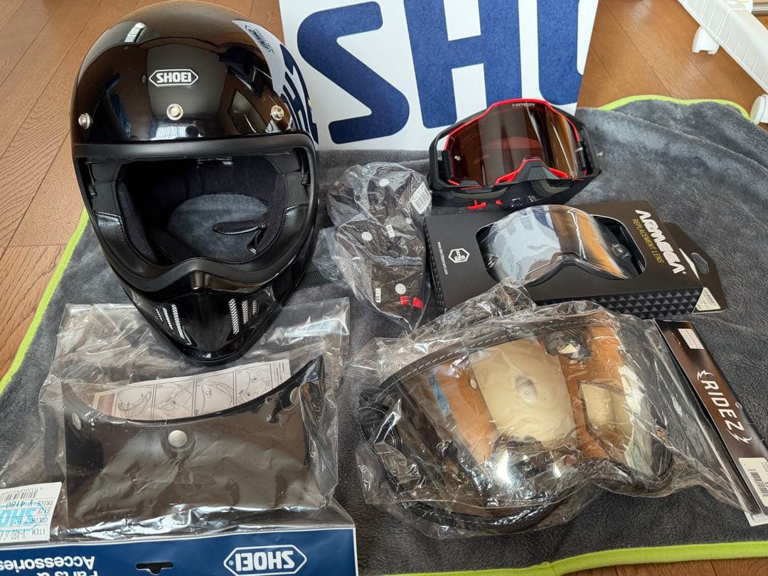 ▪️美品▪️お買得オプション4品付　SHOEI EX-ZERO Lサイズ　ヘルメット