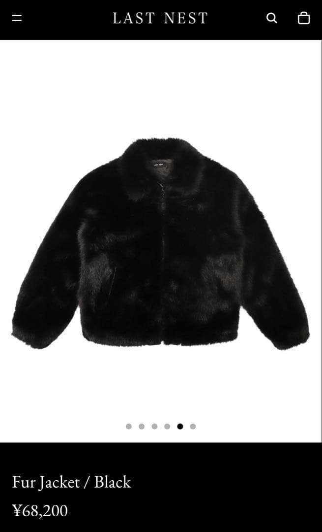 【yzerr着用】 即完品 LAST NEST ファージャケット Mサイズ