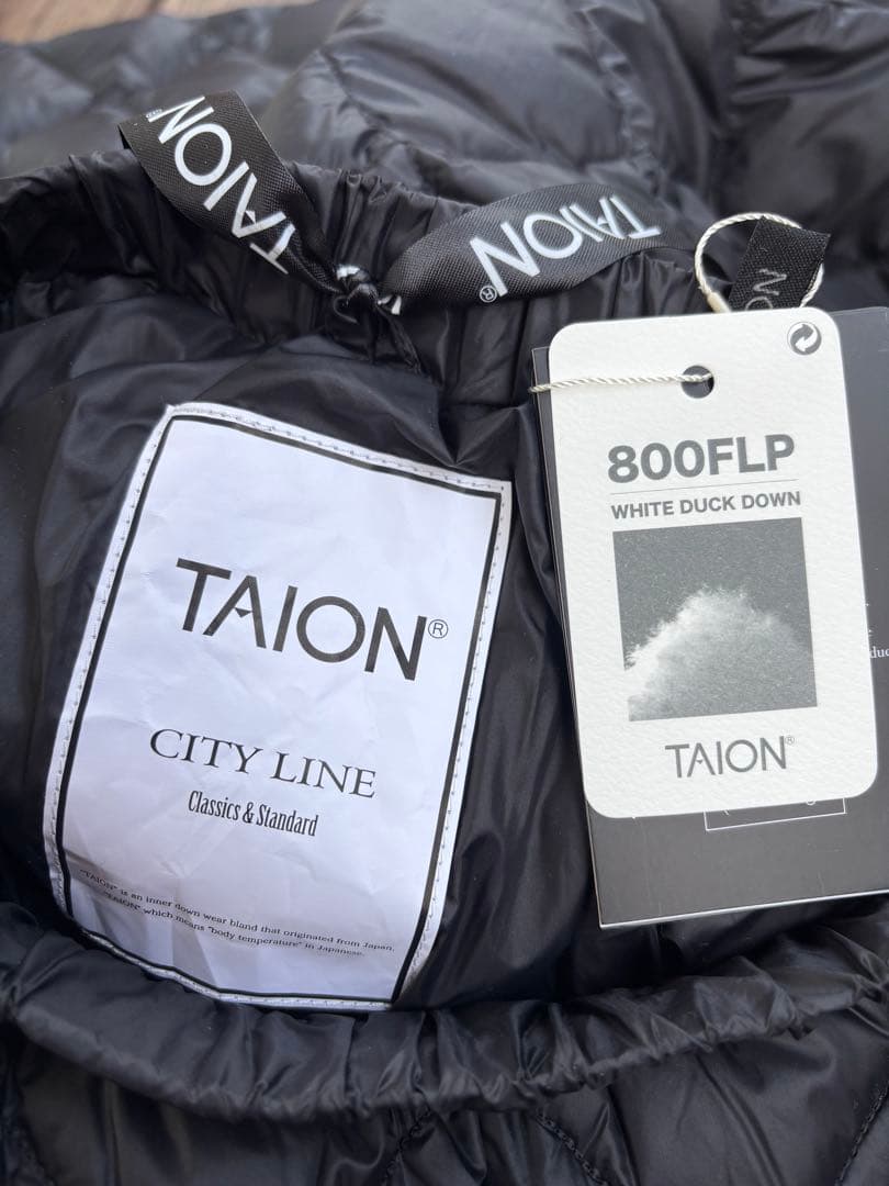 タイオンTAION シティラインCITY LINEダウンセットアップ　ブラック