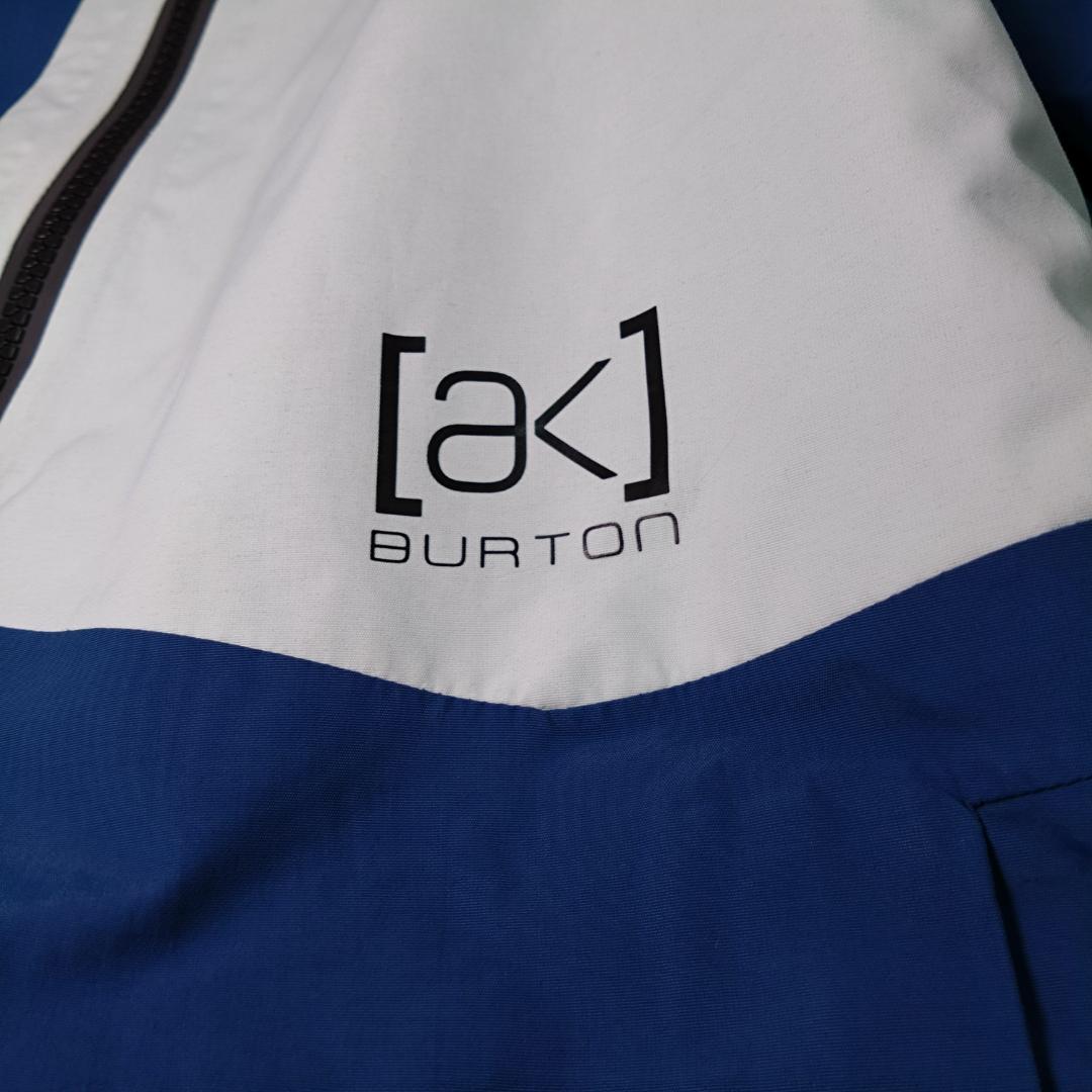 BURTON　ak　スノーウェア　ゴアテックス　スノーボード　スキー　M　青白黒