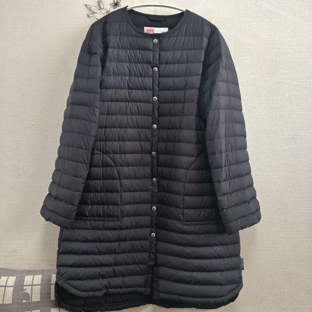 トラディショナルウェザーウェア　ARKLEY　ロングダウン　ブラック　36