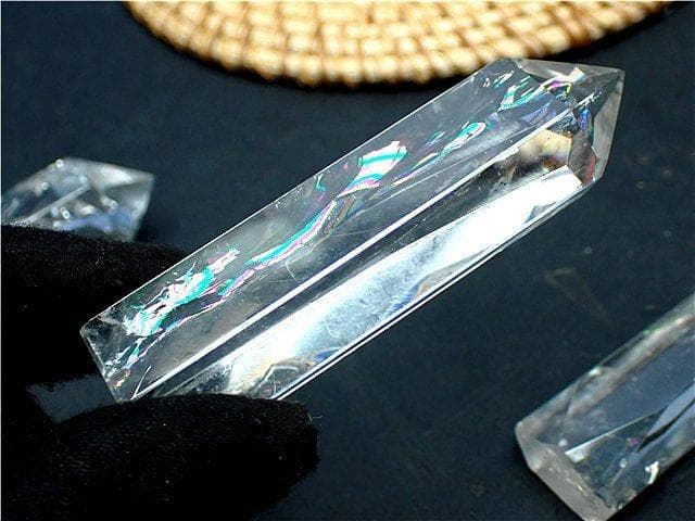 AAA級★天然レインボー水晶六角柱七星陣B87B7/250B17D