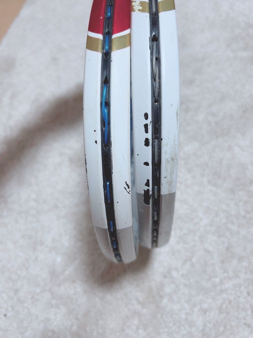レーザーラッシュ　7v 2本セット　ソフトテニス　ラケット