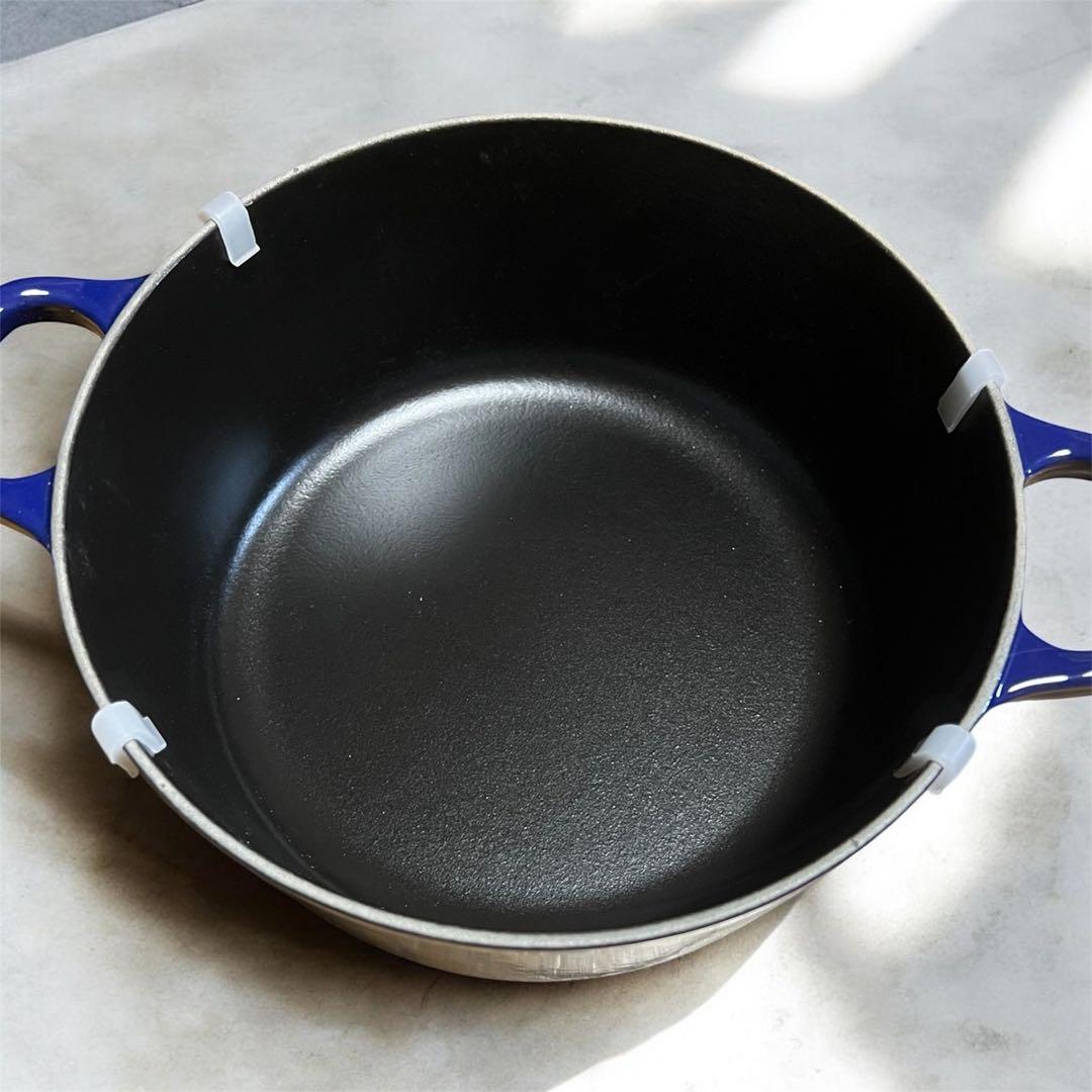 【新品未使用】ルクルーゼ 鍋 2点セット ネイビー22cm / イエロー20cm