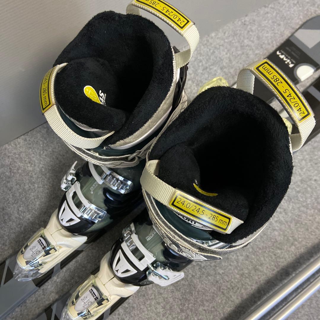 ★メンテ済　★美品★ 大人スキーセット 板142cm ブーツ24.5cm