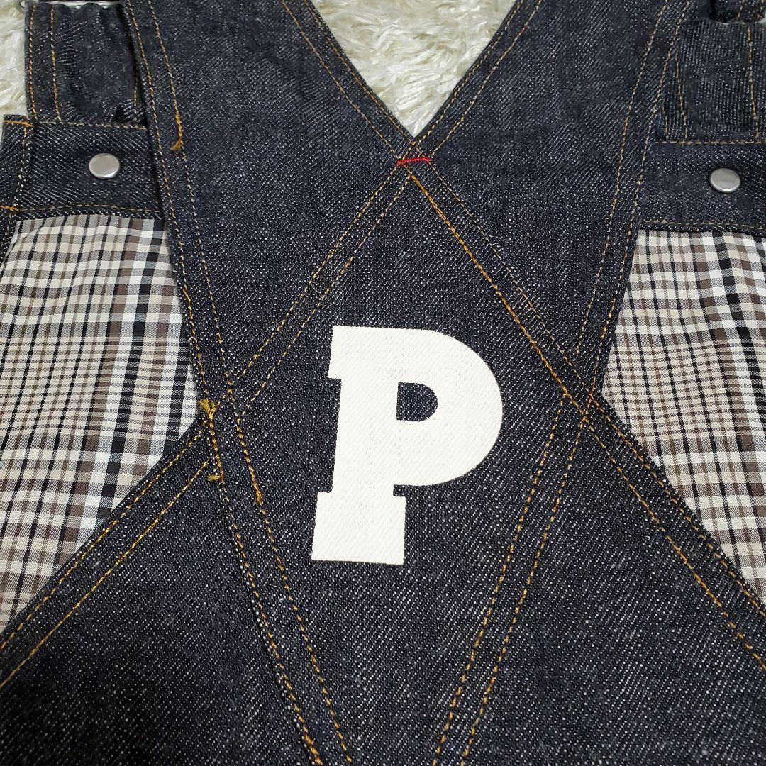 美品✨PINKHOUSE　サロペット　テディベア刺繍　デニム　かな様