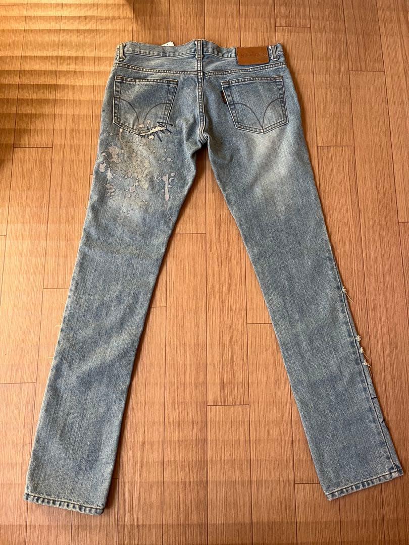 新品タグ付き ヒステリックグラマー　ダメージジーンズ　Mサイズ