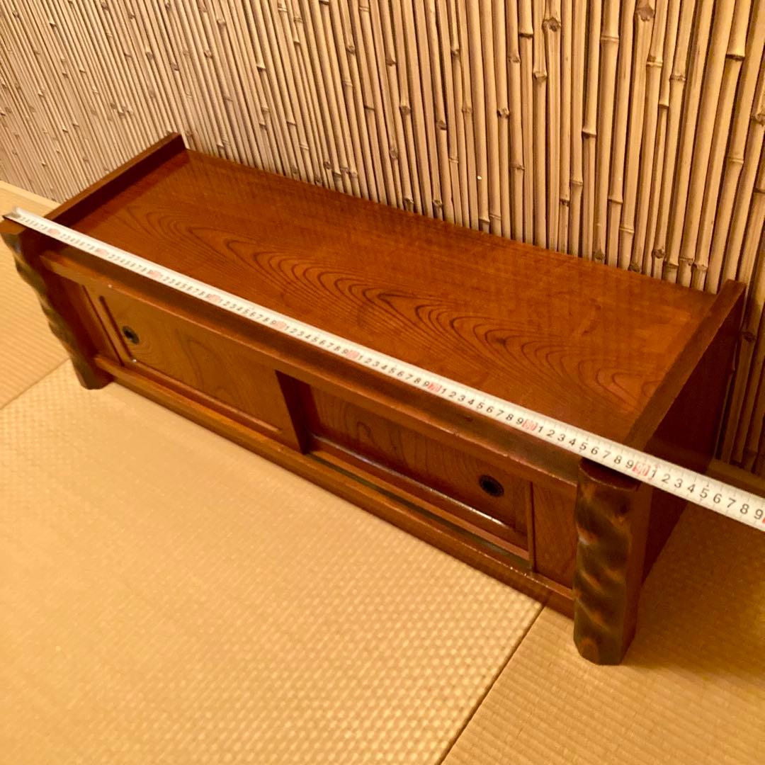 和風 和室 床の間 置き床 茶道具 コンパクト置床 昭和レトロ 車内和室化