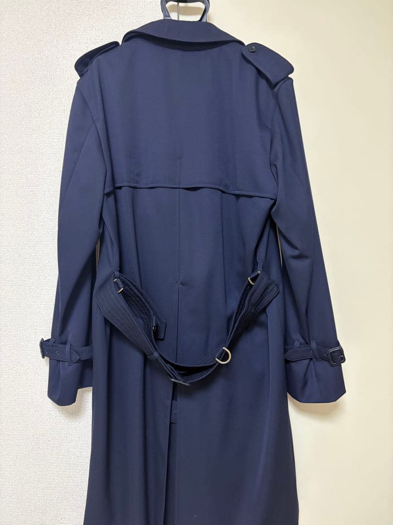 Aquascutum D'URBAN トレンチコート　美品　ネイビー