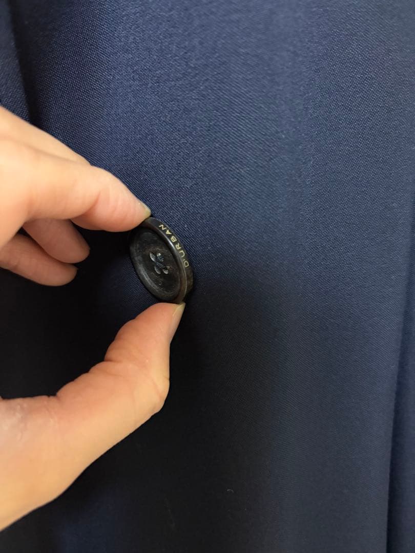 Aquascutum D'URBAN トレンチコート　美品　ネイビー